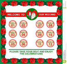 Bright Frame Made Of Roses And A Guest List Wedding Seating