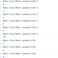 generate random numbers in javascript