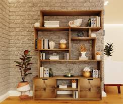 Reclaimed Wood Bookcase Shelving Unit