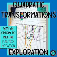 Quadratic Transformations Vertex Form