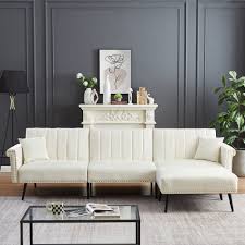 white sectional sofa bed walmart com