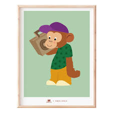 ma vie monkey poster x