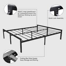 Metal Bed Frame With Storage And