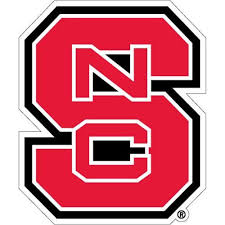 North Carolina State Wolfpack Red Block S Vinyl Decal Fade