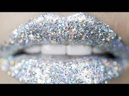 glitter lips makeup tutorial