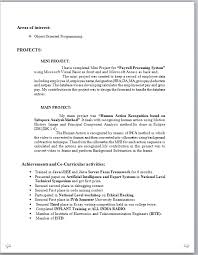     Resume Templates for Freshers   Free Samples  Examples     