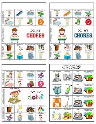 Printable Chart Printable Chore Chart For 5 Year Old 1