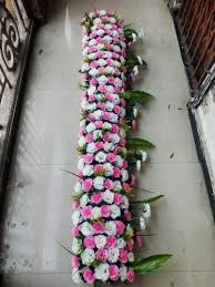 wedding artificial flower channel patta