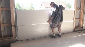 how to install a garage door you