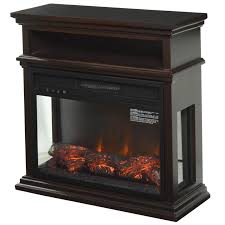 Homcom Electric Fireplace With Shelf