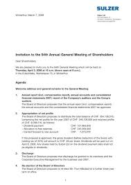 94th annual general meeting of shareholders