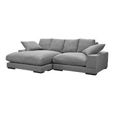 Moes Home Plunge Grey Sectional