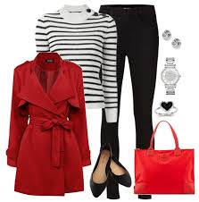 Cherry Red Trench Coats Howtowear Fashion