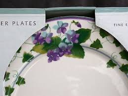 Dinner Plates Sweet Violets Nib