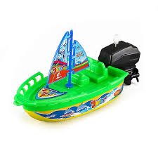 1pc sd boat ship wind up toy float
