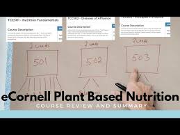 ecornell plant based nutrition course