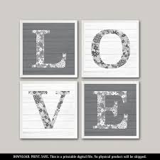 Love Letters Wall Decor Fl Letter