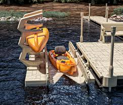 kayak launch with 2 rails wave armor