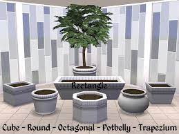 Mod The Sims Fanciful Forest Plant Pots