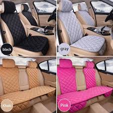 Plush Car Seat Cover Set Universal Pink