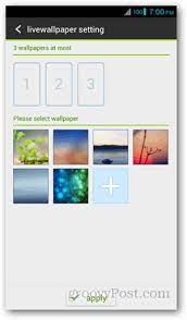 multiple wallpapers on android