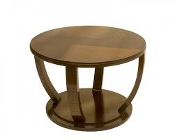 Art Deco Circular Mahogany Coffee Table