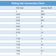 48 Ageless Champion Riding Hat Size Chart