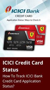 Icici credit cards offered by icici bank is listed among the top credit cards because of the best services given along with icici credit cards. Icici Credit Card Status Check How To Track Icici Bank Credit Card Application Status Credit Card Application Bank Credit Cards Cards