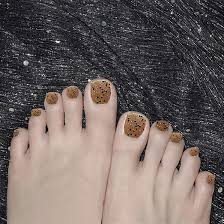 sparkling toe nail foot arttoes nails