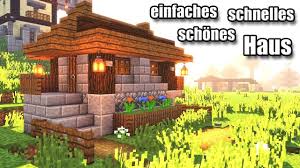 Ein schönes haus in salavaux gebaut. Minecraft Einfaches Schnelles Schones Haus Bauen Minecraft Kleines Haus Bauen Minecraft Hausbau Youtube