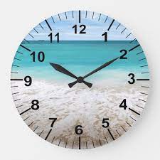 Beach Theme Wall Clock Zazzle