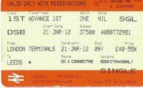 transport ticket advance single