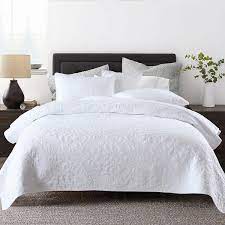 100 Cotton Quilted Bedspread
