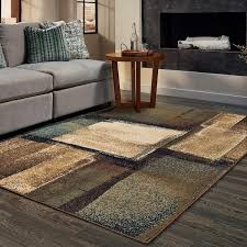 abstract block area rug