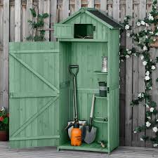 Outsunny Garden Shed Vertical Utility 3