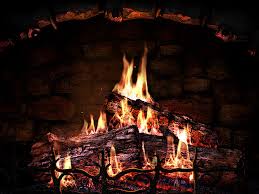 48 live fireplace wallpaper