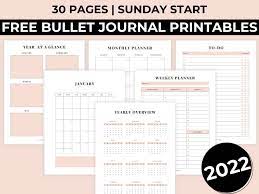 free printable planner 2022 pdf