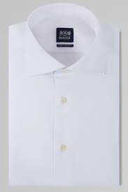 Extra Slim Fit White Shirt With Windsor Collar Boggi