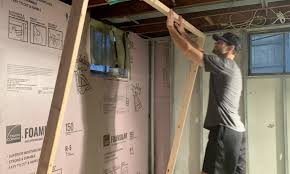 how to frame a basement wall easy diy