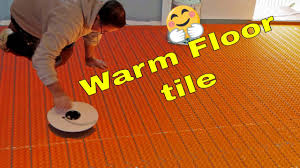 warm tile floors here is how you