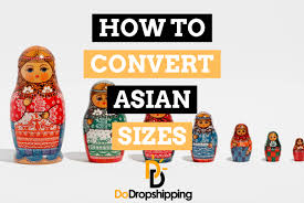 how to convert asian sizes to the us
