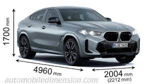 bmw x6 dimensions boot e and