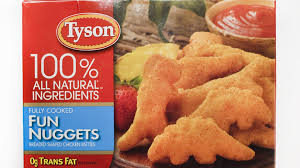 tyson foods recalls dinosaur shaped