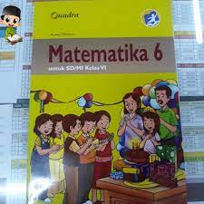 Jual BUKU PELAJARAN Matematika kls 6 sd PENERBIT QUADRA - Jakarta Barat -  damian_00 | Tokopedia gambar png