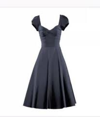 Details About Nwt 1x 14 Stop Staring Million Dollar Blue Swing Dress 1950 42 Bust