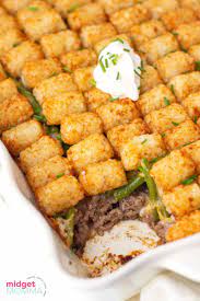 cheesy tater tot cerole