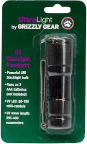 Grizzly Gear Ultra Light Uv Blacklight Flashlight Urine Detector Chewy Com