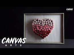 Heart Wall Art Using Wine Corks Diy