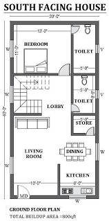 20x40 House Plans Bungalow Floor Plans