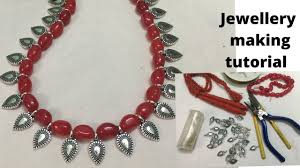 simple jewellery set making at home for